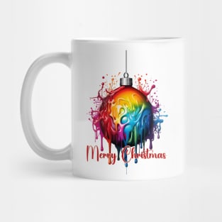 Merry Christmas Ornament Paint Pocket Design Mug